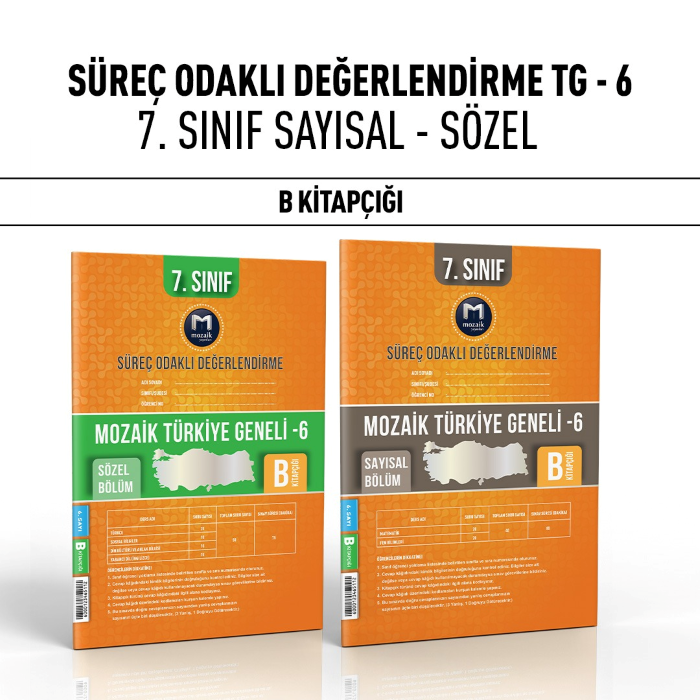 MOZAİK 07.SINIF TÜRKİYE GENELİ SAY/SÖZ 6-B -24-25